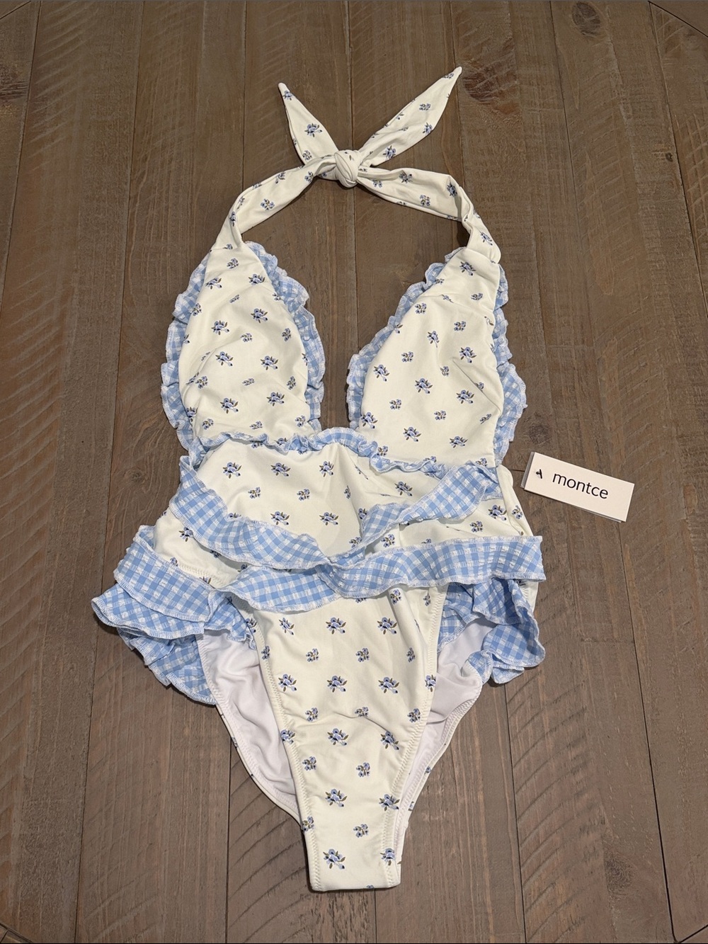 Montce Heidi Floral One Piece Swimsuit Small
